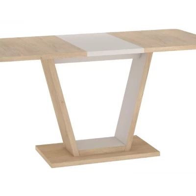 Rozkládací jídelní stůl 120(160)x80 ILIAS - dub / kašmír