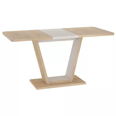 Rozkládací jídelní stůl 120(160)x80 ILIAS - dub / kašmír