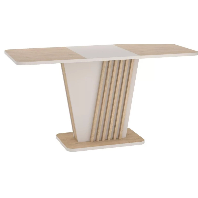 Rozkládací jídelní stůl 125(170)x75 HORST - dub / kašmír