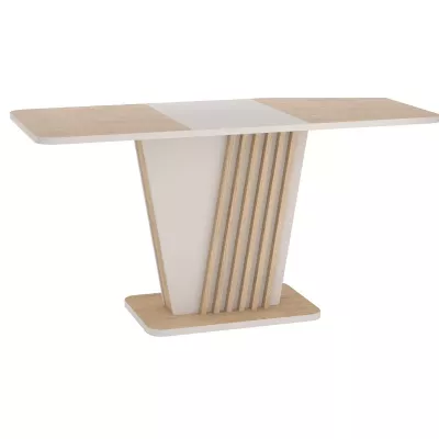 Rozkládací jídelní stůl 125(170)x75 HORST - dub / kašmír