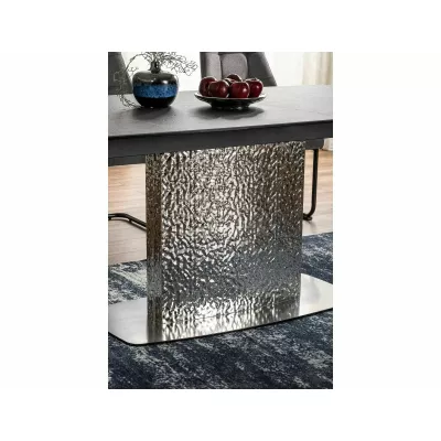 Designový rozkládací stůl 160(240)x90 RENIS - černý / stříbrný