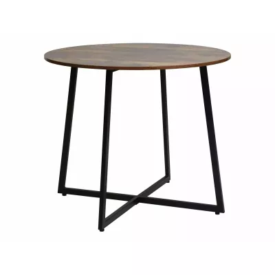 Jídelní stůl 90 SABIN - hnědý / černý