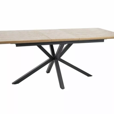 Rozkládací jídelní stůl 160(200)x90 URBAL - dub / černý