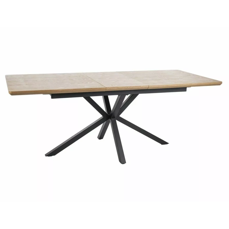 Rozkládací jídelní stůl 160(200)x90 URBAL - dub / černý