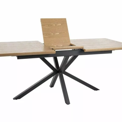 Rozkládací jídelní stůl 160(200)x90 URBAL - dub / černý