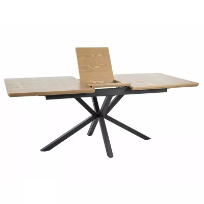 Rozkládací jídelní stůl 160(200)x90 URBAL - dub / černý