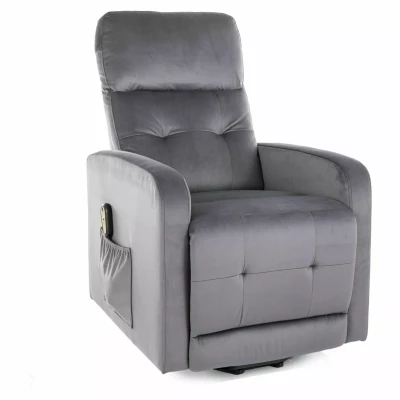 Polohovací křeslo VALER 4 - šedé