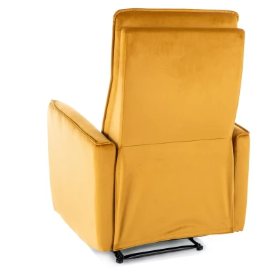 Relaxační křeslo FERNANDO - hořčicové