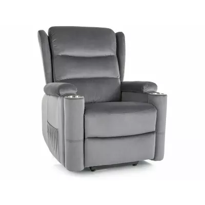 Elektrické polohovací křeslo GUAPO - šedé