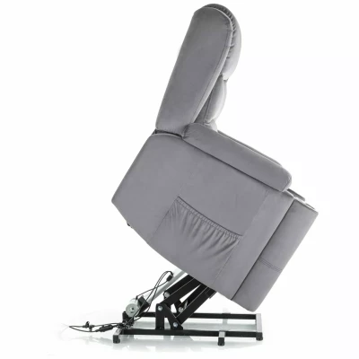 Elektrické polohovací křeslo GUAPO - šedé