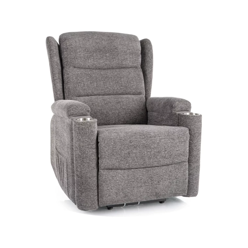 Elektrické polohovací křeslo GUAPO - světle šedé