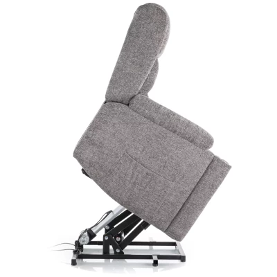 Elektrické polohovací křeslo GUAPO - světle šedé