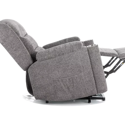 Elektrické polohovací křeslo GUAPO - světle šedé