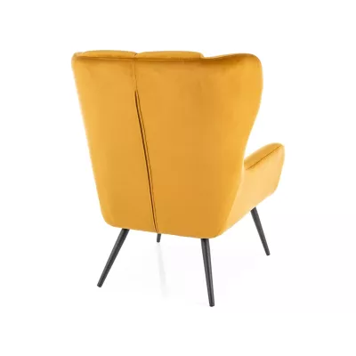 Čalouněné křeslo GANY - hořčicové