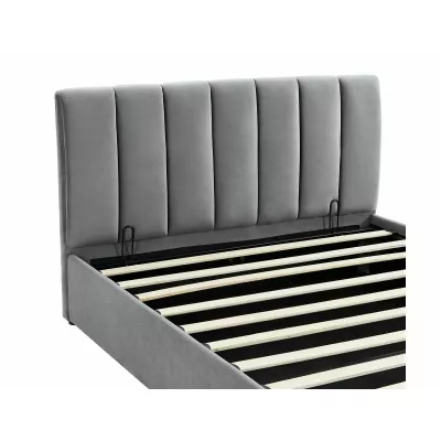 Čalouněná jednolůžková postel 90x200 VIZMA - šedá