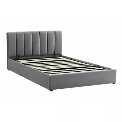 Čalouněná jednolůžková postel 90x200 VIZMA - šedá