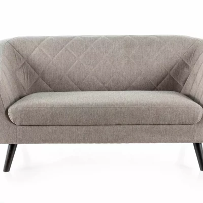 Dvoumístná pohovka FLORIKA - světle béžová / wenge