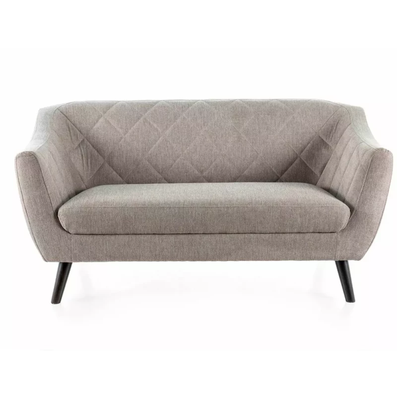 Dvoumístná pohovka FLORIKA - světle béžová / wenge