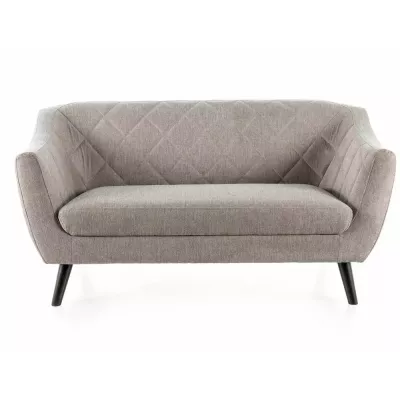 Dvoumístná pohovka FLORIKA - světle béžová / wenge