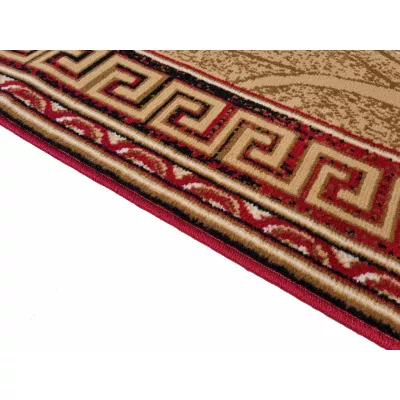 Vzorovaný koberec 250x350 cm LUKEN - červený / béžový