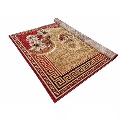 Vzorovaný koberec 250x350 cm LUKEN - červený / béžový