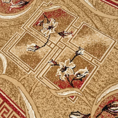 Vzorovaný koberec 300x400 cm LUKEN - červený / béžový