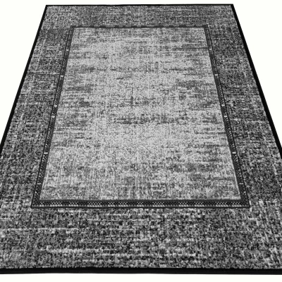 Geometrický kusový koberec 50x90 cm LUKEN - šedý