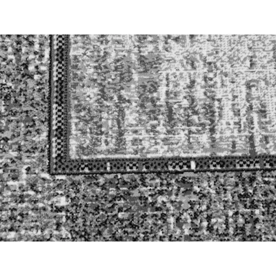 Geometrický kusový koberec 50x90 cm LUKEN - šedý