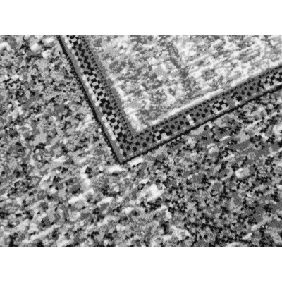 Geometrický kusový koberec 50x90 cm LUKEN - šedý