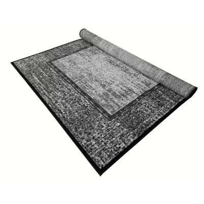 Geometrický kusový koberec 50x90 cm LUKEN - šedý