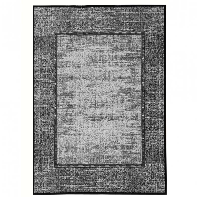 Geometrický kusový koberec 50x90 cm LUKEN - šedý