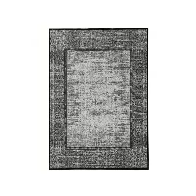 Geometrický kusový koberec 50x90 cm LUKEN - šedý