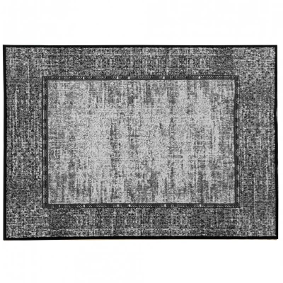 Geometrický kusový koberec 50x90 cm LUKEN - šedý