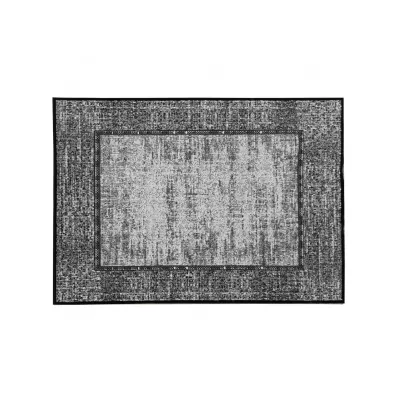 Geometrický kusový koberec 50x90 cm LUKEN - šedý