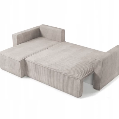 Rohová sedací souprava s úložným prostorem KALINO - béžová 2