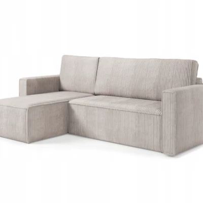 Rohová sedací souprava s úložným prostorem KALINO - béžová 2