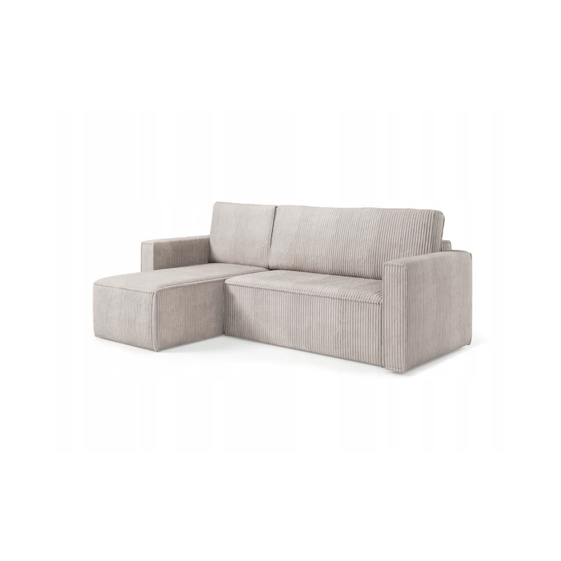 Rohová sedací souprava s úložným prostorem KALINO - béžová 2