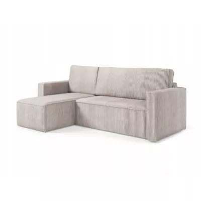 Rohová sedací souprava s úložným prostorem KALINO - béžová 2