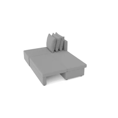 Rohová sedačka s úložným prostorem MELIKA - černá