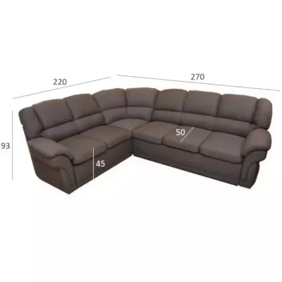 Rozkládací sedací souprava LAJANA - zelená, levý roh