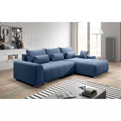 Rohová rozkládací sedačka RANDA - modrá