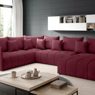 Velká sedací souprava do U VALENTINI BIS - červená