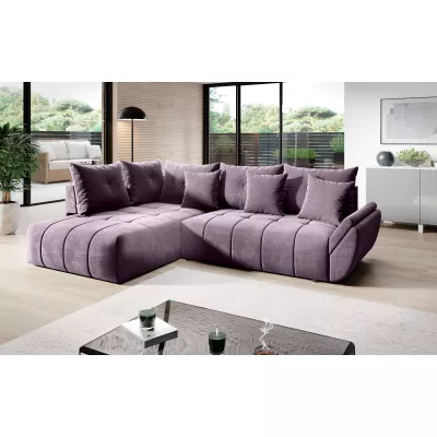 Sedačka s úložným prostorem MAGIA - světle fialová