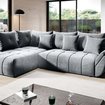 Sedačka s úložným prostorem MAGIA - světle šedá