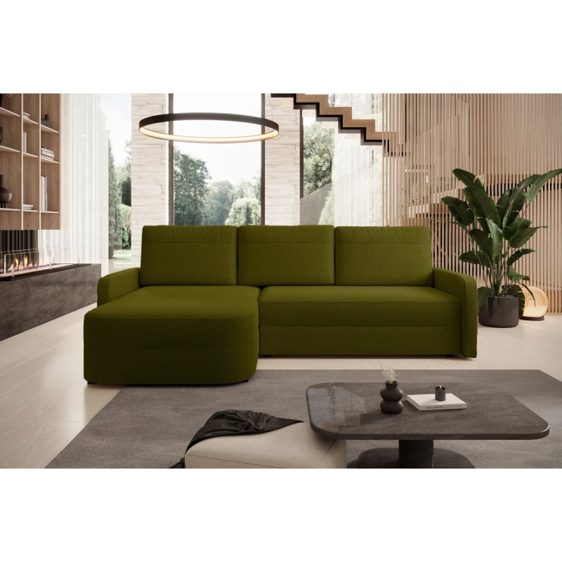 Rozkládací sedací souprava NADRAH - olivová