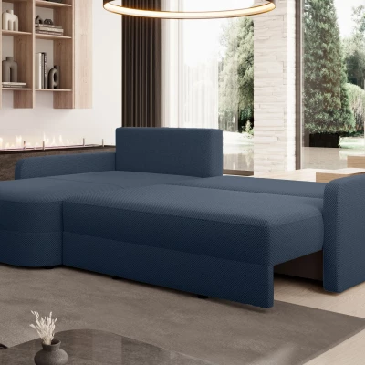 Rozkládací sedací souprava NADRAH - tmavě modrá