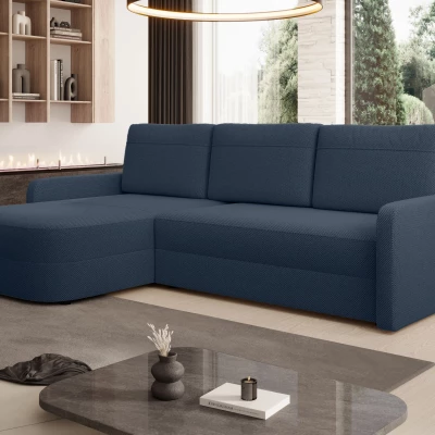 Rozkládací sedací souprava NADRAH - tmavě modrá