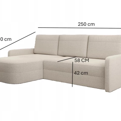 Rozkládací sedací souprava NADRAH - tmavě modrá