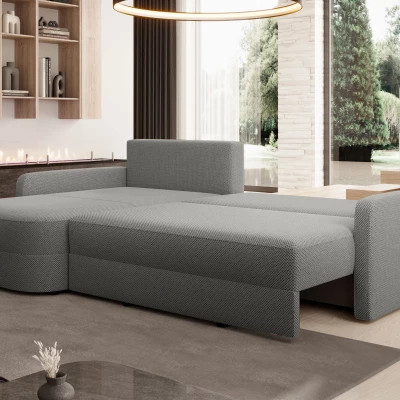 Rozkládací sedací souprava NADRAH - světle šedá