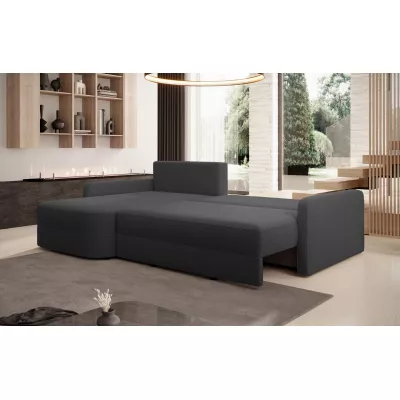 Rozkládací sedací souprava NADRAH - tmavě šedá